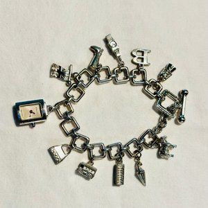Burberry watch charm bracelet